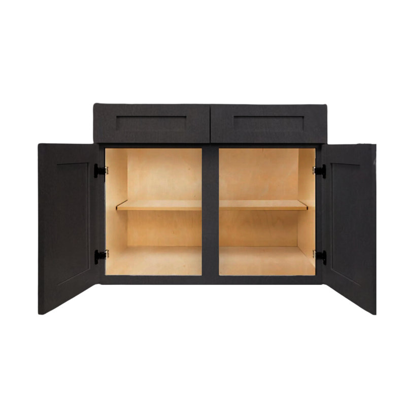 Ready To Ship Cabinets B42 Two Door Base Cabinet with 2
